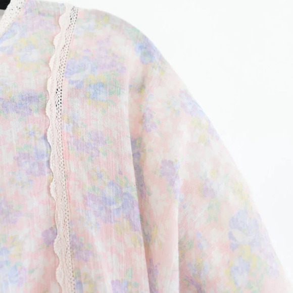 LoveShackFancy Noelle Dress Pink Garden Pink Floral  Mini Dress S - Picture 12 of 16